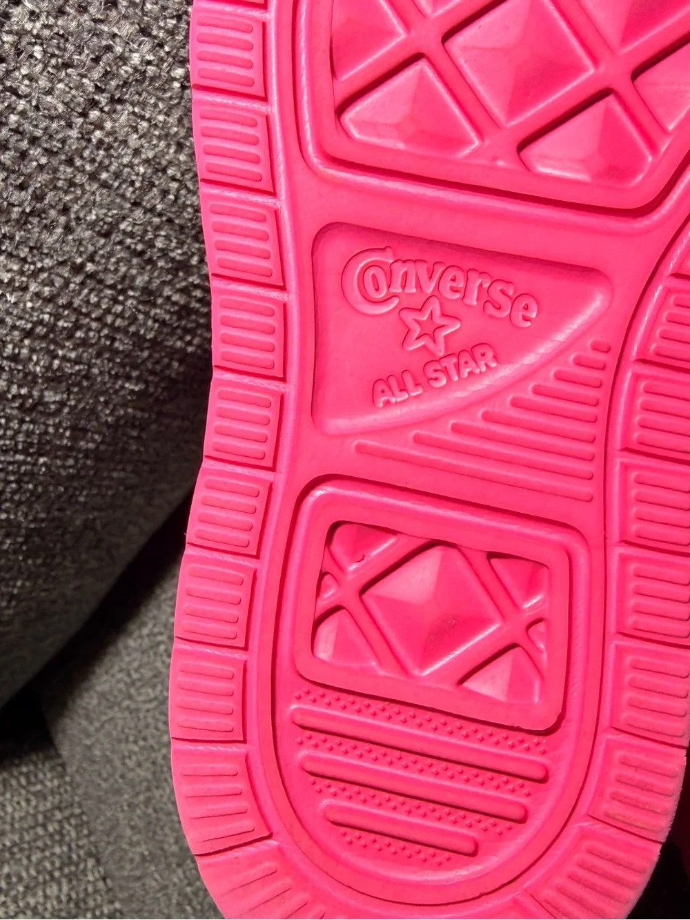 Converse All Star Play Lite CX Toddler Slip-On Shoes Fuschia Pink size 10